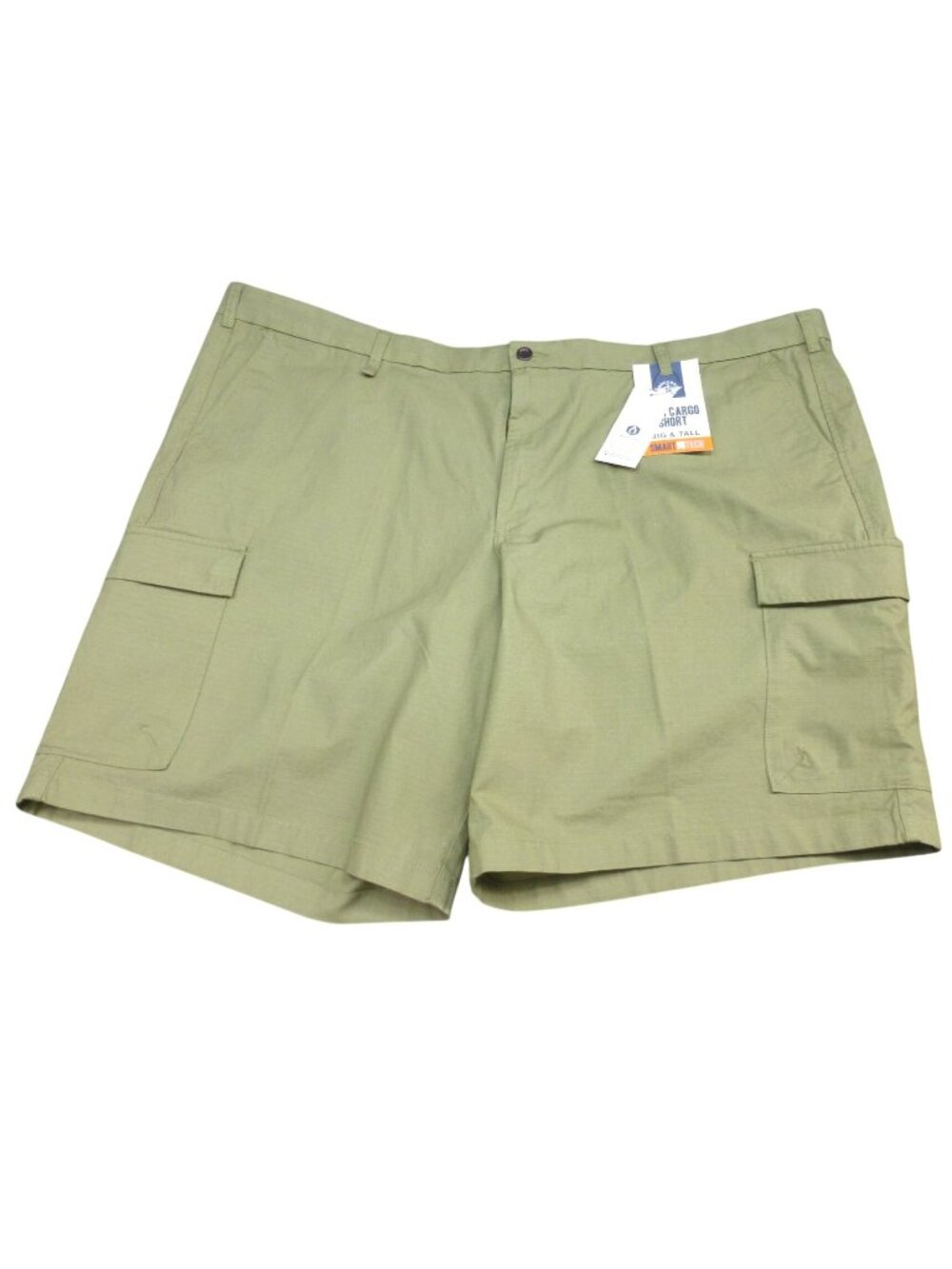 Dockers Mens Smart 360 Tech Cargo Rip Stop Shorts Big & Tall Stretch Khaki 52W 1